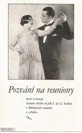 Böhmova taneční škola - pozvánka